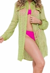 Saida De Praia Estilo Camisa