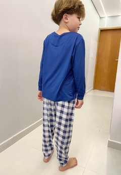 Pijama Infantil - Juvenil Masculino Conjunto Calça e Camisa na internet