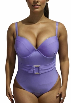 Maiô Plus Size Body Feminino Com Bojo Confortável Leve Verão Moda Praia Detalhe Argola na internet