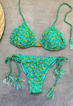 Biquíni Feminino Cortininha Ripple Calcinha Empina Bumbum e Amarra Lateral - loja online