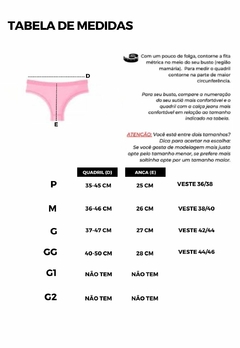 Kit 7 Unidades Calcinhas Cós Largo de Algodão Cores Variadas - comprar online