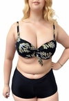 Biquíni Feminino Plus Size Com Bojo Alça Regulável e Calcinha Shortinho