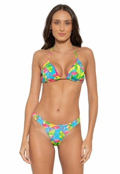 Biquíni Feminino Cortininha Com Bojo Estampado Calcinha Levanta Bumbum - comprar online