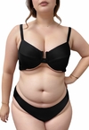 Biquíni Feminino Plus Size de Aro Sem Bojo Com Calcinha BomBom e Fio Duplo Liso