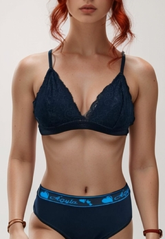 Sutiã Renda Confort Fit Sem Bojo Sem Fecho e com Regulagem - Multmix