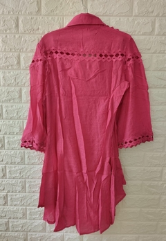 Saida De Praia Estilo Chemise na internet