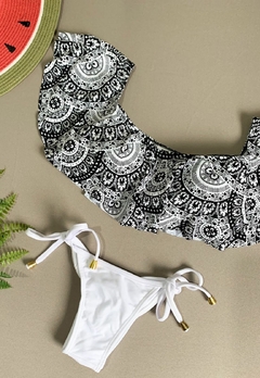 Biquíni Feminino Ciganinha Calcinha Amarra Lateral e Empina Bumbum - Multmix