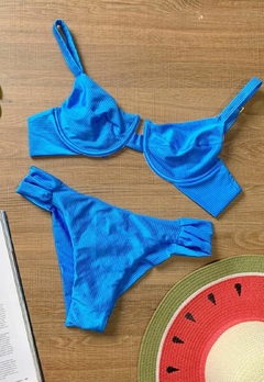 Biquíni Feminino Plus Size de Aro Sem Bojo Com Calcinha BomBom e Fio Duplo Canelado - loja online