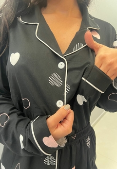 Imagem do Pijama Americano Feminino Longo Conforto e Estilo para Suas Noites