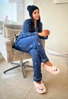 Pijama Americano Feminino Longo Conforto para Suas Noites - Multmix
