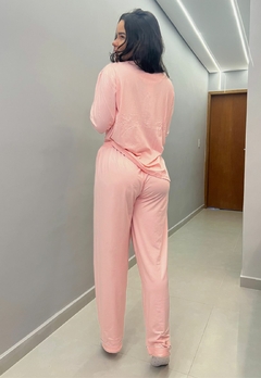 Pijama Americano Feminino Longo Conforto para Suas Noites - Multmix