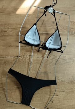 Biquíni Meia Taça Bordado Com Calcinha Tanga na internet
