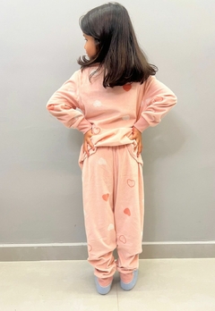 Pijama Infantil - Juvenil Feminino Aveludado Conjunto Calça e Camisa