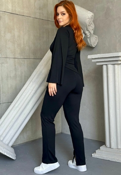 Conjunto Feminino Sem Bojo Manga Fler e Calça Comprida - comprar online