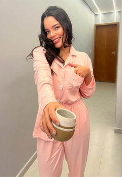Pijama Americano Feminino Longo Conforto para Suas Noites na internet