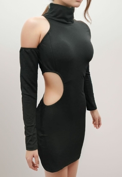 Vestido Com Bojo Feminino, Modelo Ombrinho Com Aberturas - comprar online