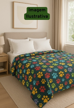 Coberta Mantinha Estampada 1,80 x 2,00m – Diversas Estampas e Cores na internet