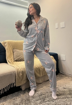 Imagem do Pijama Americano Feminino Longo Conforto e Estilo para Suas Noites