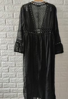 Saida De Praia Manga Longa Estilo Vestidos - Multmix