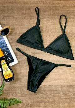 Biquíni Feminino Aviador Com Bojo Calcinha Tira Lateral - Multmix