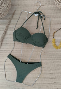 Biquíni Meia Taça Com Bojo Alça Removível Calcinha Empinar Bumbum - Multmix