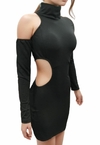 Vestido Com Bojo Feminino, Modelo Ombrinho Com Aberturas