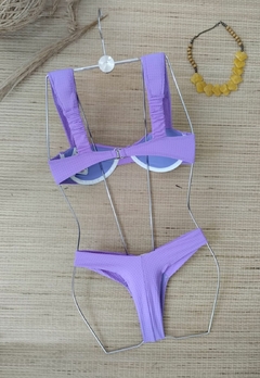 Biquini Feminino Regatinha Com Aro sem Bojo Calcinha Fio Duplo