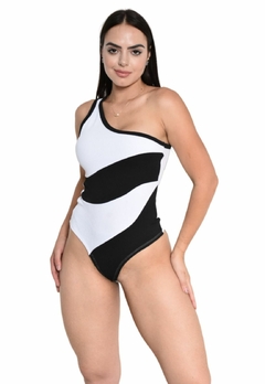 Body Feminino Sem Bojo Ombro Único com Fecho em Baixo ! - Multmix
