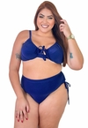 Biquíni Feminino Plus Size Aro Sem Bojo Calcinha Cintura Alta