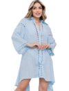 Saida De Praia Estilo Chemise
