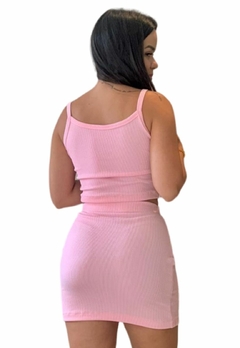 Conjunto Feminino Regatinha Com Saia Curta