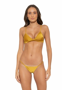 Biquíni Feminino Aviador Liso Com Bojo Calcinha de Tira Lateral - Multmix