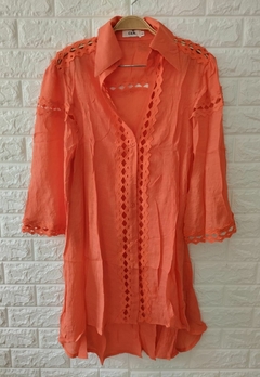 Saida De Praia Estilo Chemise