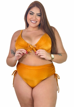Imagem do Biquíni Feminino Plus Size Aro Sem Bojo Calcinha Cintura Alta