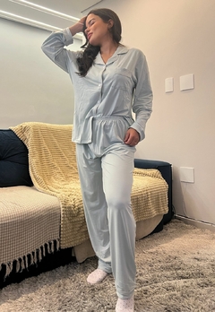 Pijama Americano Feminino Longo Conforto para Suas Noites - loja online