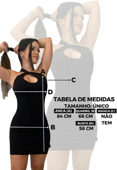 Vestido Feminino Cropped Com Decote Sem Bojo Modelo Curto - loja online