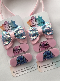 Trio Hair Clips - Stitch na internet