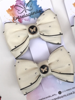 PARZINHO LUXO - FITA COM STRASS - Entrelaçando