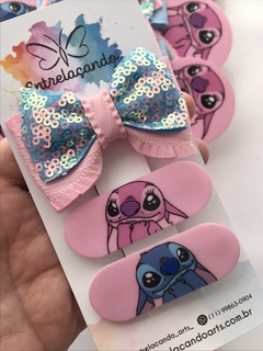 Trio Hair Clips - Stitch - comprar online