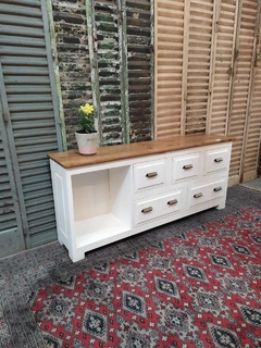 Bajo tv de pino 130x50x30 - comprar online