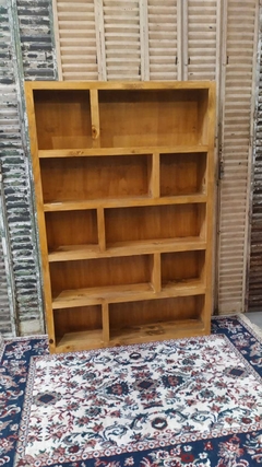 BIBLIOTECA ASIA DE PINO 120 X 25 X 180 CM