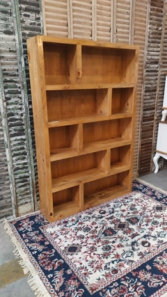 BIBLIOTECA ASIA DE PINO 100 X 25 X 180 CM - comprar online