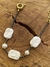 Pulseira em pérolas barrocas e hematita