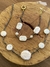 Pulseira em pérolas barrocas e hematita - comprar online
