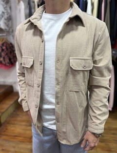 Camisaco De Gabardina