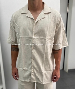 Camisa De Lino Oversize