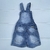 Jardineira jeans juvenil tamanho 10/14 - Closet kids