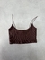 Cropped canelado alcinha - comprar online