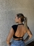 Cropped costas nua Mavie Preto - Closet Abranches