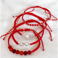 PULSERA CUARZO ROJO PARA LA TRANQUILIDAD - comprar online